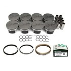 Pistons W  Rings Fit 10-13 Cadillac Escalade Gmc Chevrolet V8 6 2l Ohv