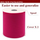 Fuchsia Tulle Fabric Rolls 6 Inch 200 Yards  Diy Tutu Wedding Ribbon Spool