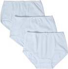 Jack   Jill Girls Briefs White 100  Cotton