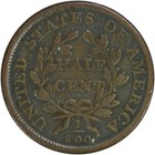 1808 Half Cent Vg Uncertified  326