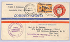 Panama Air Mail First Flight Pan-am 1929 Usa New York Uprated Stationery Ye60
