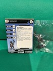 Star Wars Miniatures Bounty Hunters 28 60 Defel Spy W  Card