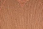 Cato Womens Waffle Knit Peach Long Sleeve Shirt Size Xl