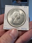 1954 South Africa Silver 5 Shilling Coin Unc 