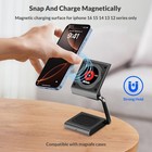 Foldable Charging Station Dock Holder For Iphone 17 Apple Watch Airpod