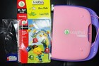 Leapfrog Leappad Plus Microphone Lot Pink Purple System Plus 2 Books Cartridges