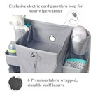 Premium Nursery Organizer Hanging Diaper Caddy For Baby Essentials Crib