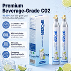 Soda Co2 Cylinders 60l Tank Spozer Fizzi Sparkling Water Maker Carbonator 425g