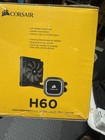 Corsair Hydro Series H60 120mm Liquid Cpu Cooler Black White Led 4-pin