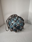 Large Decorative Glass Buoy Fishing Float Aqua Blue Light Blue