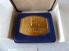 John Deere 4 Four Leg Deer Belt Buckle 1950 Quality Trademark  Logo 24kt Plated