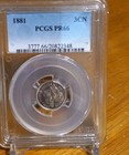 1881 3 Cent 3cn Pcgs Pr66