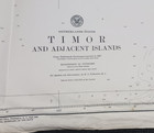 1944 1st Edition Timor Islands 36 x54   Map Hydrographic Navy Wwii Netherlands