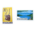 Nyasaland 1964   1 Nyala Lhm    5  Monkey Bay Lake Nyasa Lhm Stamps  Free Uk P p