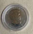 2013 Canada  5 Silver Maple Leaf 25th Anniversary 1 Oz  9999 Silver Gold Gilded