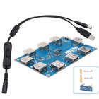 Mister Fpga 7 Port Usb Hub V2 1 Kit With Splitter Power Switch Cable   Bridge
