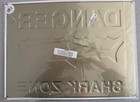 New Metal Danger Shark Zone  leg In Mouth  Sign 16x12