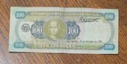 El Salvador 100 Colones 1993  Very Rare Crisp Vf Banknote 