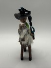 Native American Navajo Folk Art By Delbert Buck-cowboy On A Brown Horse Ornament