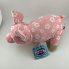 Ganz Webkinz Daisy Pig Flowers Hm625 9  Pink Farm Animal With Code 