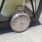 Vintage Builtright   Swiss   Silver 6 Jewels   Pocket Watch   Runs  