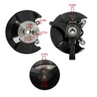 2pcs Front Steering Knuckle   Wheel Hub Bearing Assembly For Honda Civic 06-11