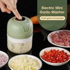 Electric Mini Food Chopper 250ml Usb Meat Grinder Garlic Vegetable Crusher Usa