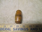 Antique Wooden Barrel Shaped Needle Case  Germany Wood 1892  2001 Rare