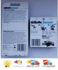 16 Original Gillette Sensor Razor Blades Refill Cartridges Metal Handle Made Usa