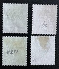 Great Britain 157-158b   1912 King George V Kgv Stamps   Used