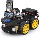 Uno R3 Smart Robot Car Kit V4 For Arduino  Line Tracking Module  Ultrasonic Sens
