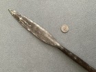 Old West African Hunting Spear Blade Mossi Dogon Hausa Tuareg  Rare 1900s