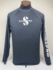 Scubapro Rash Guard Long Sleeve Diving Snorkeling Shirt Black Upf 50 Mens L Exc 
