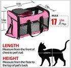 Soft Sided Cat dog Carrier collapsible Pets Travel Carriers For Pet puppy Wit   