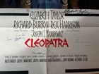 Cleopatra 1963 Original 1-sheet Poster Signed Taylor Burton Harrison Mankiewicz
