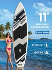 11  Inflatable Stand Up Paddle Board With Sup Accessories  Blow Up Paddle Board