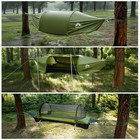Night Cat All-in-1 Hammock Camping Set  Air Pad rainfly bug Net  330lb  Portable