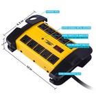Crst 10-outlets Heavy Duty Power Strip  2800j Surge Protector 15 Ft Power Cord