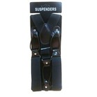 6 Button Elastic  Button Holes Link Men s Suspenders-black Adjustable Length