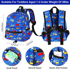 Toddler Backpack Leash With Anti Lost Wrist Link  Cute Mini Child Walking Harnes