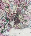 Map Of New York And Vicinity   1867