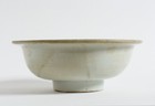 Antique Ming 1368-1644 Chinese Bowl  Pale Blue  Bluish Thick Celadon Type Glaze 