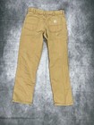 Carhartt Relaxed Fit Men   s Work Pants 36 X 34 Beige Cotton Durable Utility Style