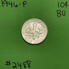 1946 P Roosevelt Dime Bu Uncirculated Mint State 90  Silver 10c Us Coin
