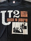 Vtg U2 Rattle   Hum T-shirt Jerusalem Movie Screening 1988 Xl Hebrew Concert Tee