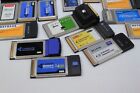 Lot Of 28 Vintage Assorted Pcmcia Cards Network Modem Usb Cardbus