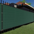12ft Privacy Screen Fence Heavy Duty Green Mesh Shade Net Cover Wall Garden Yard