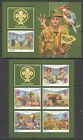 Hm0765 2018 Guinea-bissau Scouting Boy Scouts Birds Animals  10007-1 bl1724 Mnh