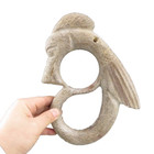 China old Jade collectibles hongshan Culture rare Dragon statues R 529 