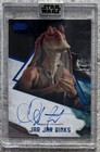 Star Wars Stellar 2021 Ahmed Best As Jar Jar Binks Auto Card Blue 23 25